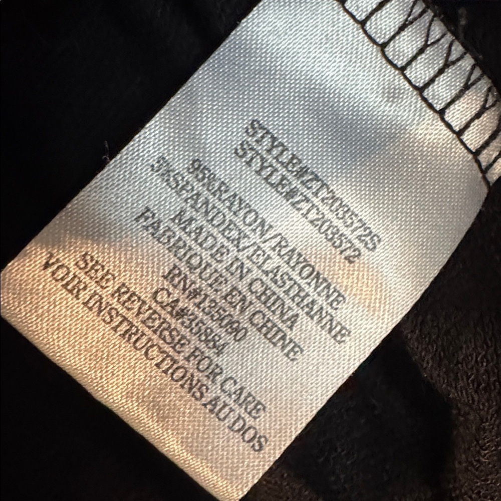 Z Supply Black Long Lace-Up Sleeves Top Size XS - Picture 6 of 7